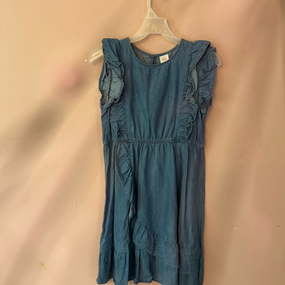 Wondernation denim jean dress girls size 14/16